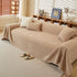 Textured Throw Blanket with 3D Dobby Weave, Minimalist Furniture Protector for Couch