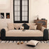Chenille Textured Herringbone Sofa Cover, Non-Slip Couch Protector for Pets & Kids