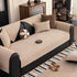 Chenille Textured Herringbone Sofa Cover, Non-Slip Couch Protector for Pets & Kids