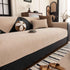 Chenille Textured Herringbone Sofa Cover, Non-Slip Couch Protector for Pets & Kids