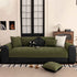 Chenille Textured Herringbone Sofa Cover, Non-Slip Couch Protector for Pets & Kids