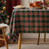 Christmas Tablecloth Red Green Rectangular Table Cover