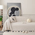 Textured Woven Modern Sofa Cover, Natural Blend Decorative Couch Throw Blanket