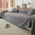 Textured Throw Blanket with 3D Dobby Weave, Minimalist Furniture Protector for Couch