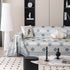 Cooling Four-Leaf Clover Hope Faith Love Luck Summer Comfy Ice Silk Furniture Throw Covers for Sofas