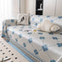 Cooling Four-Leaf Clover Hope Faith Love Luck Summer Comfy Ice Silk Furniture Throw Covers for Sofas
