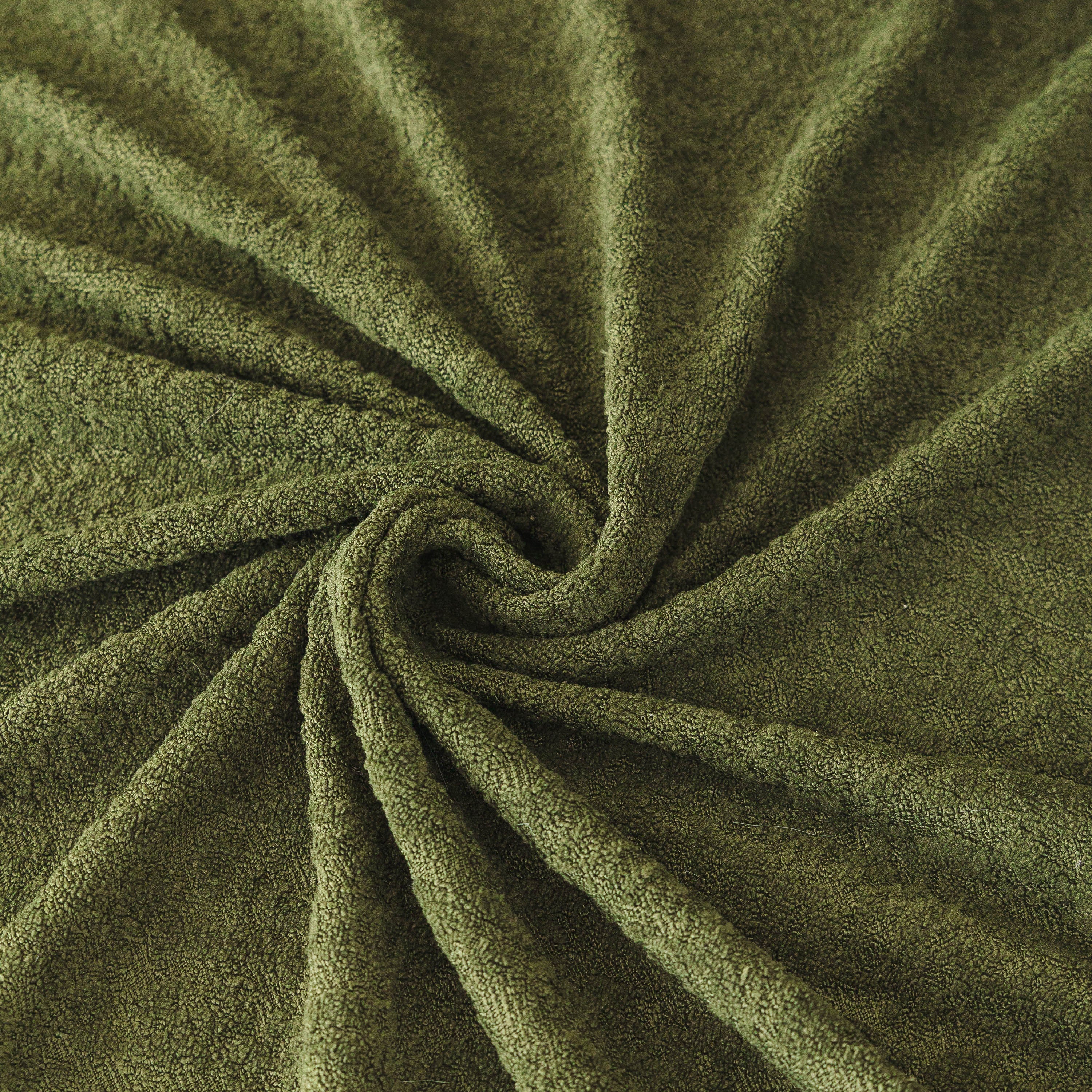 Luxury Sofa Throw Cover with Elegant Ruffled Skirt, Soft Decorative Couch Protector