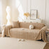 Thick Cozy 3D Cable Sofa Throw Cover, Plush Jacquard Warm Fleece Throw Blanket