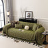 Chenille Couch Throw Cover Decorative Herringbone Sofa Blanket Protector for Couch