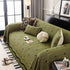 Chenille Couch Throw Cover Decorative Herringbone Sofa Blanket Protector for Couch