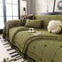 Chenille Couch Throw Cover Decorative Herringbone Sofa Blanket Protector for Couch