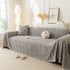 Thick Cozy 3D Cable Sofa Throw Cover, Plush Jacquard Warm Fleece Throw Blanket