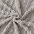 Thick Cozy 3D Cable Sofa Throw Cover, Plush Jacquard Warm Fleece Throw Blanket