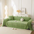 Thick Cozy 3D Cable Sofa Throw Cover, Plush Jacquard Warm Fleece Throw Blanket