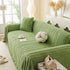 Thick Cozy 3D Cable Sofa Throw Cover, Plush Jacquard Warm Fleece Throw Blanket