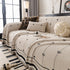 Chenille Couch Throw Cover Decorative Herringbone Sofa Blanket Protector for Couch