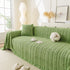 Thick Cozy 3D Cable Sofa Throw Cover, Plush Jacquard Warm Fleece Throw Blanket