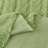 Thick Cozy 3D Cable Sofa Throw Cover, Plush Jacquard Warm Fleece Throw Blanket