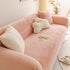 Soft Plush Warm Sofa Cover Stretchable Cozy Velvet Couch Protector for Fall & Winter