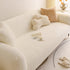 Soft Plush Warm Sofa Cover Stretchable Cozy Velvet Couch Protector for Fall & Winter