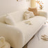 Soft Plush Warm Sofa Cover Stretchable Cozy Velvet Couch Protector for Fall & Winter