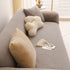 Soft Plush Warm Sofa Cover Stretchable Cozy Velvet Couch Protector for Fall & Winter