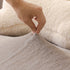 Soft Plush Warm Sofa Cover Stretchable Cozy Velvet Couch Protector for Fall & Winter