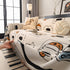 Cute Chenille Couch Cover Throw, Cartoon Soft Washable Sofa Cover for Sectional Sofas