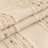 Textured Striped Sofa Throw Cover, Soft Woven Couch Protector with Fringe Edges