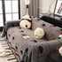Cute Chenille Couch Cover Throw, Cartoon Soft Washable Sofa Cover for Sectional Sofas