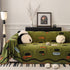 Cute Chenille Couch Cover Throw, Cartoon Soft Washable Sofa Cover for Sectional Sofas