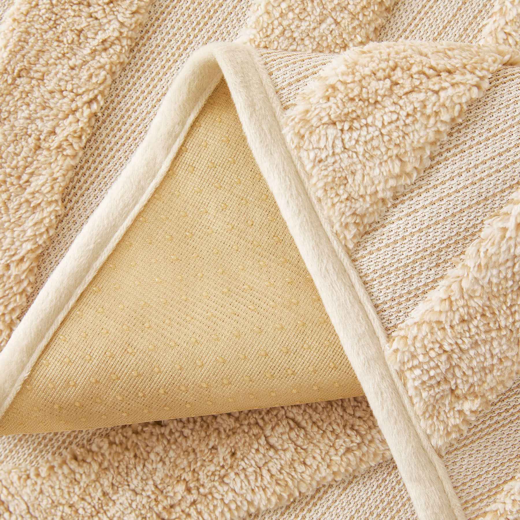 Cozy Plush Sofa Topper with Raised Wave Texture, Non-Slip Furniture Protector Cover
