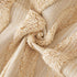Cozy Plush Sofa Topper with Raised Wave Texture, Non-Slip Furniture Protector Cover