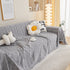 Leaf Universal Furniture Protector Chenille Couch Cover, Large Couch Cover Blanket for Couch Sofa
