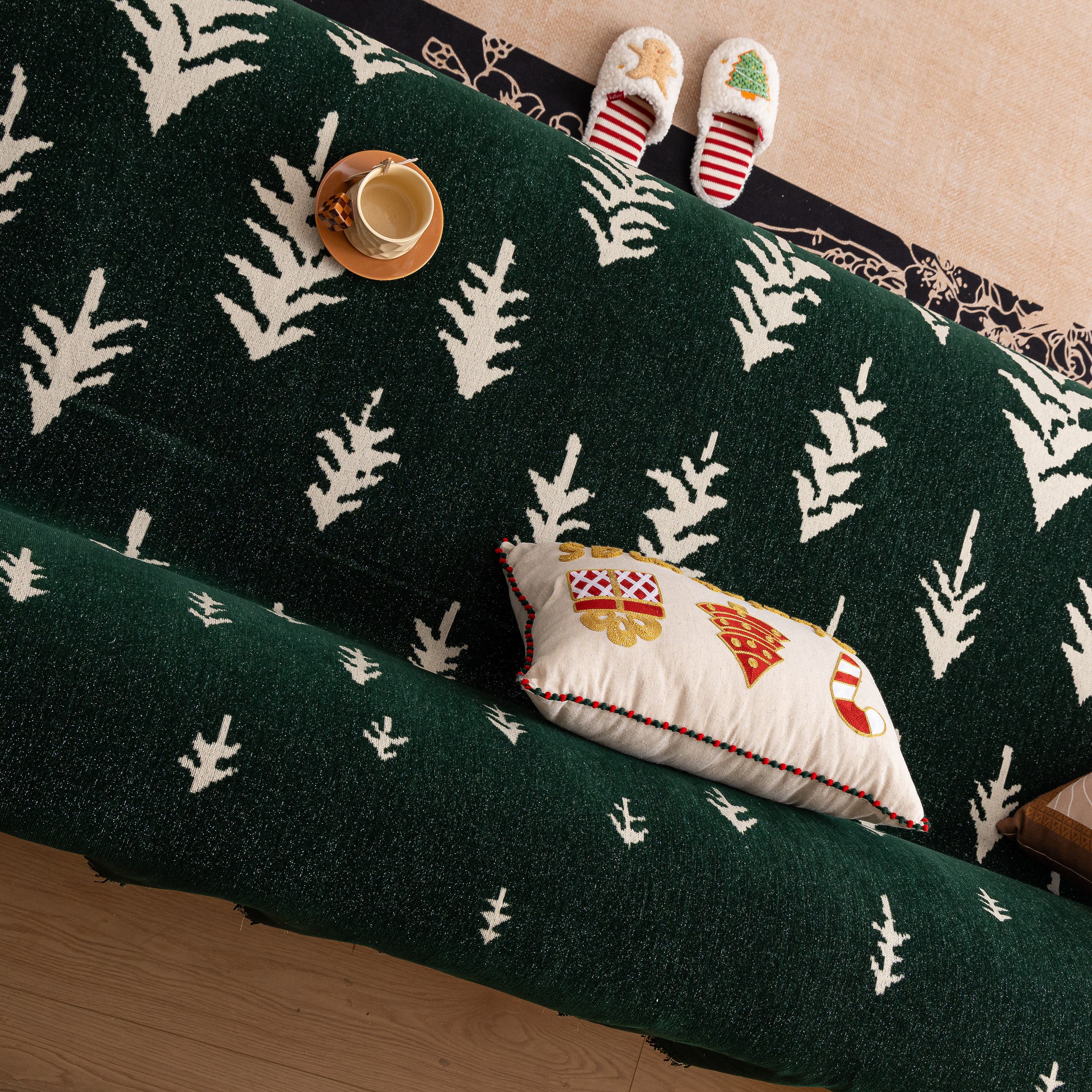 Modern Couch Covers for Couches Large Decorative Throw Blanket with Tassels for Couch