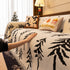 Modern Couch Covers for Couches Large Decorative Throw Blanket with Tassels for Couch