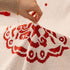 Chinese New Year Sofa Throw Cover Blanket, Decor Festive Red Fu Pattern Couch Cover