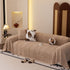 Plush Sherpa Fleece Sofa Cover with 3D Cable Knit Texture, Soft Cozy Throw Blanket