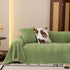 Plush Sherpa Fleece Sofa Cover with 3D Cable Knit Texture, Soft Cozy Throw Blanket