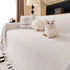 Solid Color Chenille Sofa Cover Blanket Furniture Covers for Sofas and Loveseats