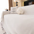 Solid Color Chenille Sofa Cover Blanket Furniture Covers for Sofas and Loveseats