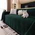 Solid Color Chenille Sofa Cover Blanket Furniture Covers for Sofas and Loveseats