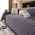 Solid Color Chenille Sofa Cover Blanket Furniture Covers for Sofas and Loveseats