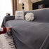 Solid Color Chenille Sofa Cover Blanket Furniture Covers for Sofas and Loveseats