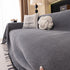 Solid Color Chenille Sofa Cover Blanket Furniture Covers for Sofas and Loveseats