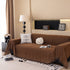Solid Color Chenille Sofa Cover Blanket Furniture Covers for Sofas and Loveseats