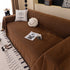 Solid Color Chenille Sofa Cover Blanket Furniture Covers for Sofas and Loveseats