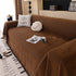 Solid Color Chenille Sofa Cover Blanket Furniture Covers for Sofas and Loveseats