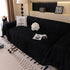Solid Color Chenille Sofa Cover Blanket Furniture Covers for Sofas and Loveseats