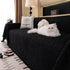 Solid Color Chenille Sofa Cover Blanket Furniture Covers for Sofas and Loveseats